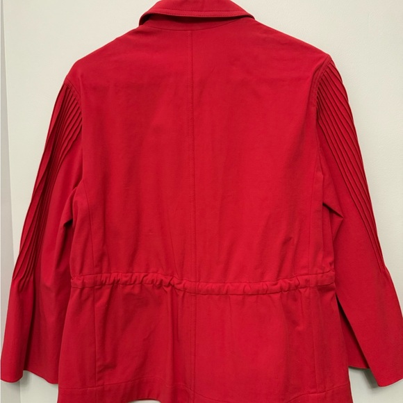 Akris Vibrant Red Jacket Women’s Size 8 - Picture 2 of 8